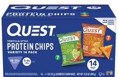 Quest Protein Chips Variety 1.1 oz Quantity 14 Packs Per Case Sweet Browse at UsaCandyWholesale.Com