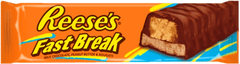 Reese's Fast Break Candy Each Pack 1.8 oz Quantity 18 Bars Per Box Sweet Browse at UsaCandyWholesale.Com