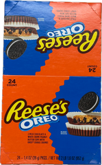 Reese's Oreo Each Pack 1.6 oz Quantity 24 Packs Per Box Sweet Browse at UsaCandyWholesale.Com