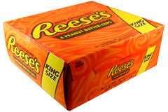 Reese's Peanut Butter Cup King Size Each Pack 2.8 oz Quantity 24 Packs Per Box Sweet Browse at UsaCandyWholesale.Com