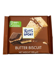 Ritter Sport Butter Biscuit covered with Chocolate at UsaCandyWholesale.Com
