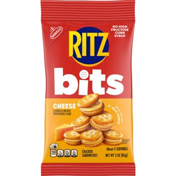 Ritz Bits Cheese Each Pack 3 oz Quantity 12 Packs Per Case Sweet Browse at UsaCandyWholesale.Com