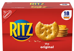 Ritz Original Crackers Each Pack 30 Pieces Per Pack Quantity 30 Crackers Per Pack 18 Packs Per Box Sweet Browse at UsaCandyWholesale.Com