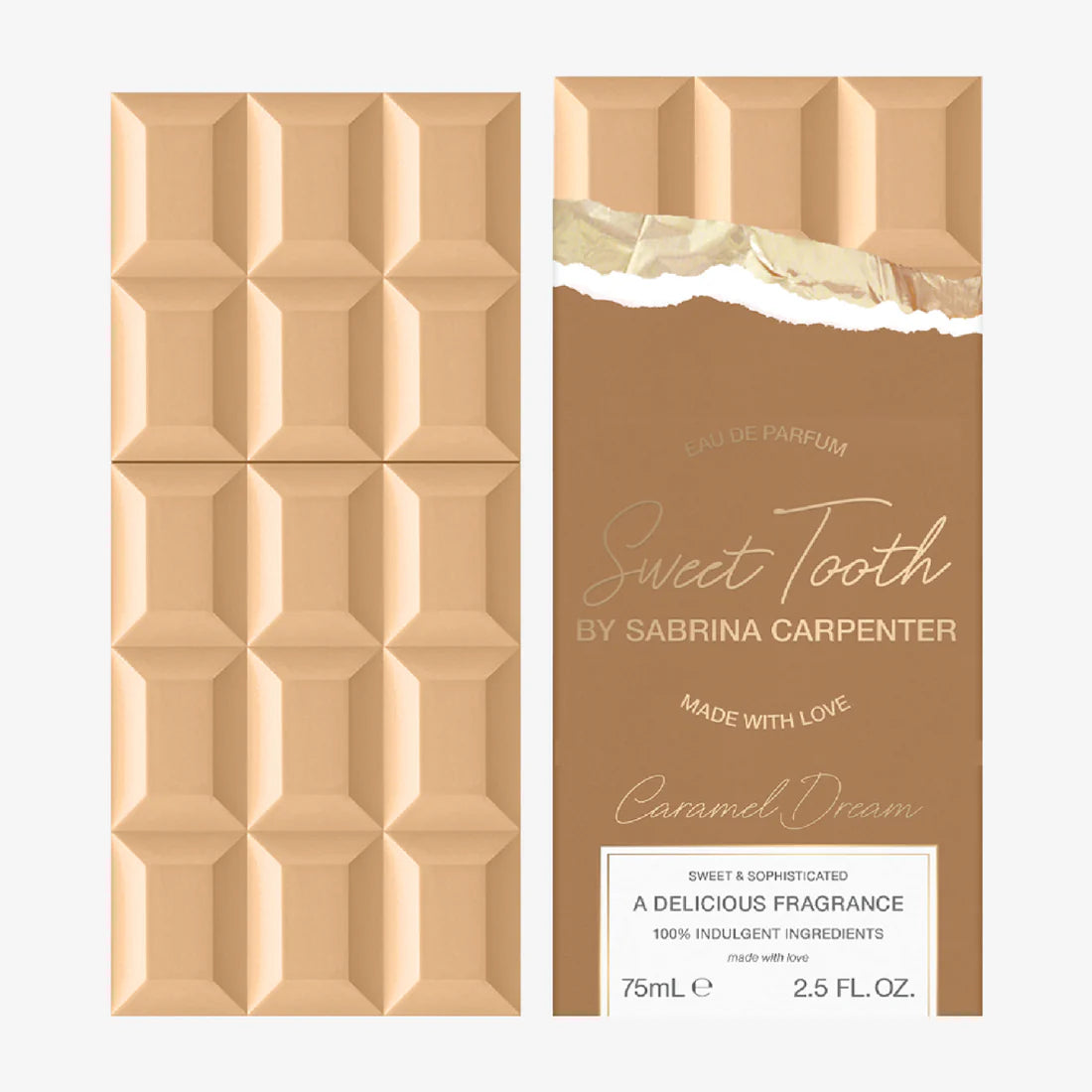 Sabrina Carpenter Sweet Tooth Caramel Dream EAU DE Parfum Spray 2.5 fl oz / 75 mL For Women Quantity 1 Bottle Happy Browse at UsaCandyWholesale.Com