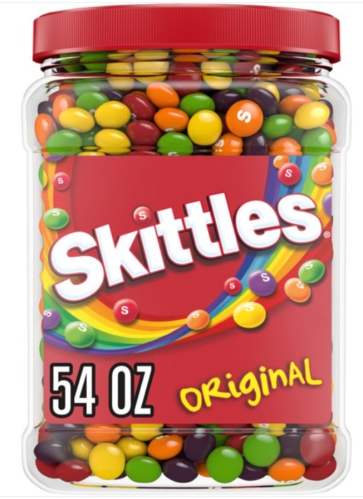 Skittles Original Bulk Unwrapped Candy Quantity 54 oz Per Jar Sweet Browse at UsaCandyWholesale.Com