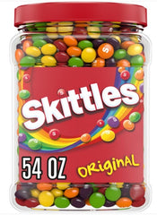 Skittles Original Bulk Unwrapped Candy Quantity 54 oz Per Jar Sweet Browse at UsaCandyWholesale.Com
