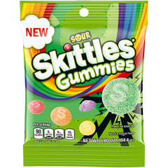 Skittles Sour Gummies Peg Bag 5.8 oz Each Bag Quantity 3 Bags Sweet Browse at UsaCandyWholesale.Com