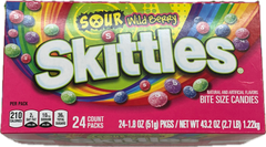 Skittles Sour Wild Berry (24 Packs Per Box) at UsaCandyWholesale.Com
