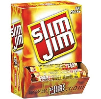 Slim Jim Original Flavor Meat Snack Each Piece 0.28 oz Quantity 120 Pieces Happy Browse at UsaCandyWholesale.Com