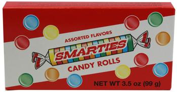 Smarties Candy Roll Theater Movie Pack 3.5 oz Quantity 1 Single Pack Sweet Browse at UsaCandyWholesale.Com