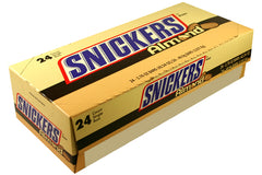 Snickers Almond Covered with Chocolate Each Bar 1.76 oz Quantity 24 Bars Per Box Sweet Browse at UsaCandyWholesale.Com