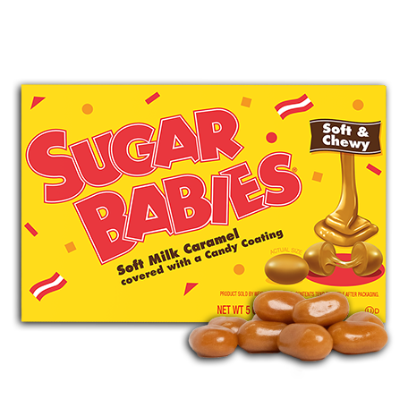 Sugar Babies Theater Movie Box 5 oz Each Box Quantity 12 Box Per Case Sweet Browse at UsaCandyWholesale.Com