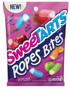 Sweet Tarts Ropes Bite Peg Bag 5.25 oz Each Bags Quantity 3 Bags Sweet Browse at UsaCandyWholesale.Com