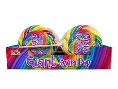 Swirl Giant Carnival Pop 4.25 oz (12 Pieces) at UsaCandyWholesale.Com