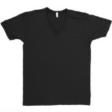 T Shirts Black V Neck Medium Short Sleeves 100% Cotton By Gem Rock Brand Individually Wrapped Quantity 6 Pieces Happy Browse at UsaCandyWholesale.Com
