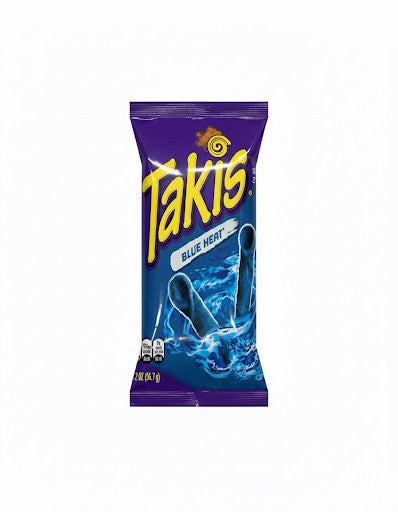 Takis Blue Heat Hot Chili Pepper Tortilla Chips 2 oz Each Pack Quantity 10 Packs Sweet Browse at UsaCandyWholesale.Com