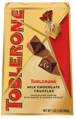 Toblerone Milk Chocolate Truffles Gift Edition Quantity 1 LB 1.4 oz Per Box Sweet Browse at UsaCandyWholesale.Com