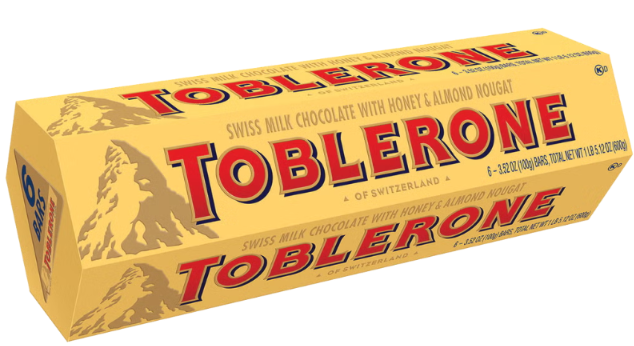 Toblerone Swiss Milk Chocolate (6 Bars- Box) at UsaCandyWholesale.Com