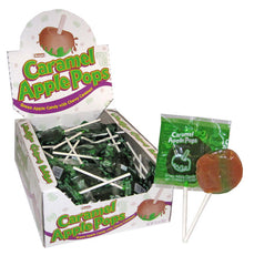 Tootsie Caramel Apple Pops Green Apple Candy With Chewy Caramel Quantity 48 Pops Per Box Sweet Browse at UsaCandyWholesale.Com