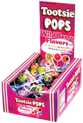 Tootsie Wild Berry Assorted Flavors Quantity 100 Pops Per Box Sweet Browse at UsaCandyWholesale.Com