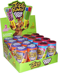 Triple Push Pop (18 Pieces Per Box at UsaCandyWholesale.Com