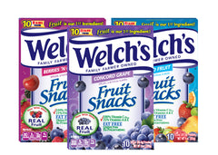 Welch's Fruit Snacks Assorted Flavors 2.25 oz Each Bag Quantity 16 Bags Per Case Sweet Browse at UsaCandyWholesale.Com