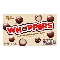 Whoppers Theater Movie Box 5 oz Each Box Quantity 12 Box Per Case Sweet Browse at UsaCandyWholesale.Com