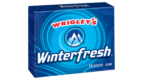 Winterfresh Bubble Gum Slim Pack By Wrigley's Quantity 15 Sticks Per Pack 10 Packs Per Box Sweet Browse at UsaCandyWholesale.Com