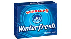 Winterfresh Bubble Gum Slim Pack By Wrigley's Quantity 15 Sticks Per Pack 10 Packs Per Box Sweet Browse at UsaCandyWholesale.Com