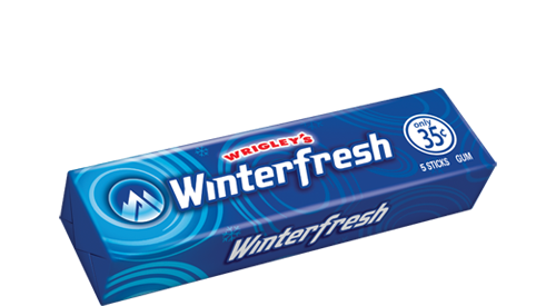 Winterfresh Gum By Wrigley's Quantity 5 Sticks Per Pack 40 Packs Per Box Sweet Browse at UsaCandyWholesale.Com