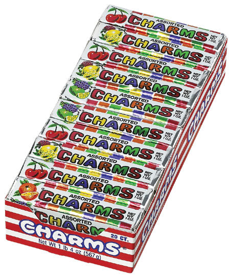 Charms Square Assorted Flavors (Box of 20 Packs) Buy It at www.UsaCandyWholesale.Com