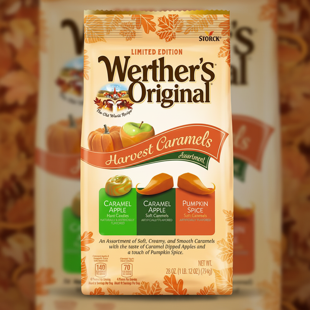 Werther Assorted Flavors 28 oz Per Bag