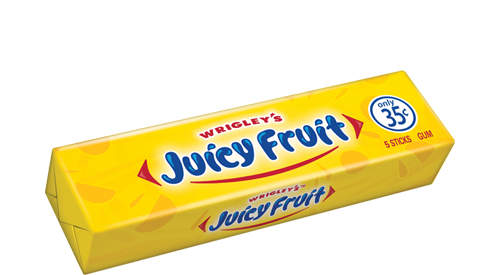 Juicy Fruit Gum $0.35 (Box of 40 Packs) Buy It at www.UsaCandyWholesale.Com