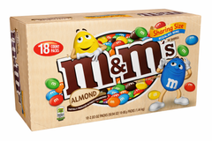 M&M's Almond King Size 2.83 oz (18 Packs Per Box)