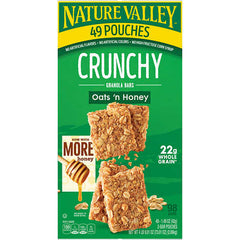 Nature Valley Crunchy Oats n Honey 1.4 oz (Box of 49 Bars) at UsaCandyWholesale.Com