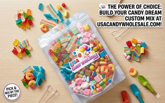 🍬 Pick & Mix Your Favorites: Shop Candy by the Piece at UsaCandyWholesale.com!