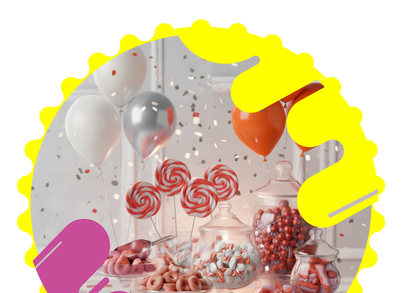 Orange Candy Buffet