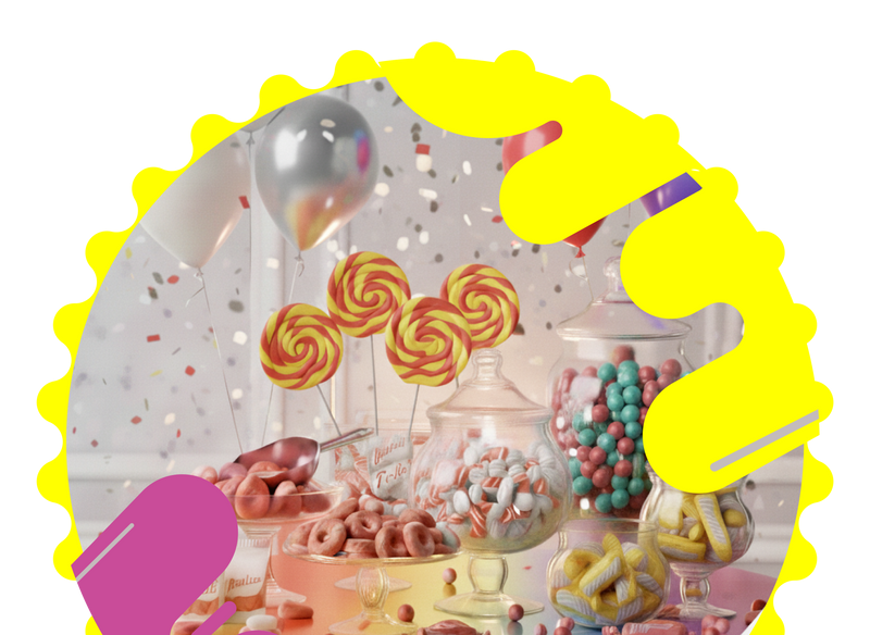Rainbow Candy Buffet