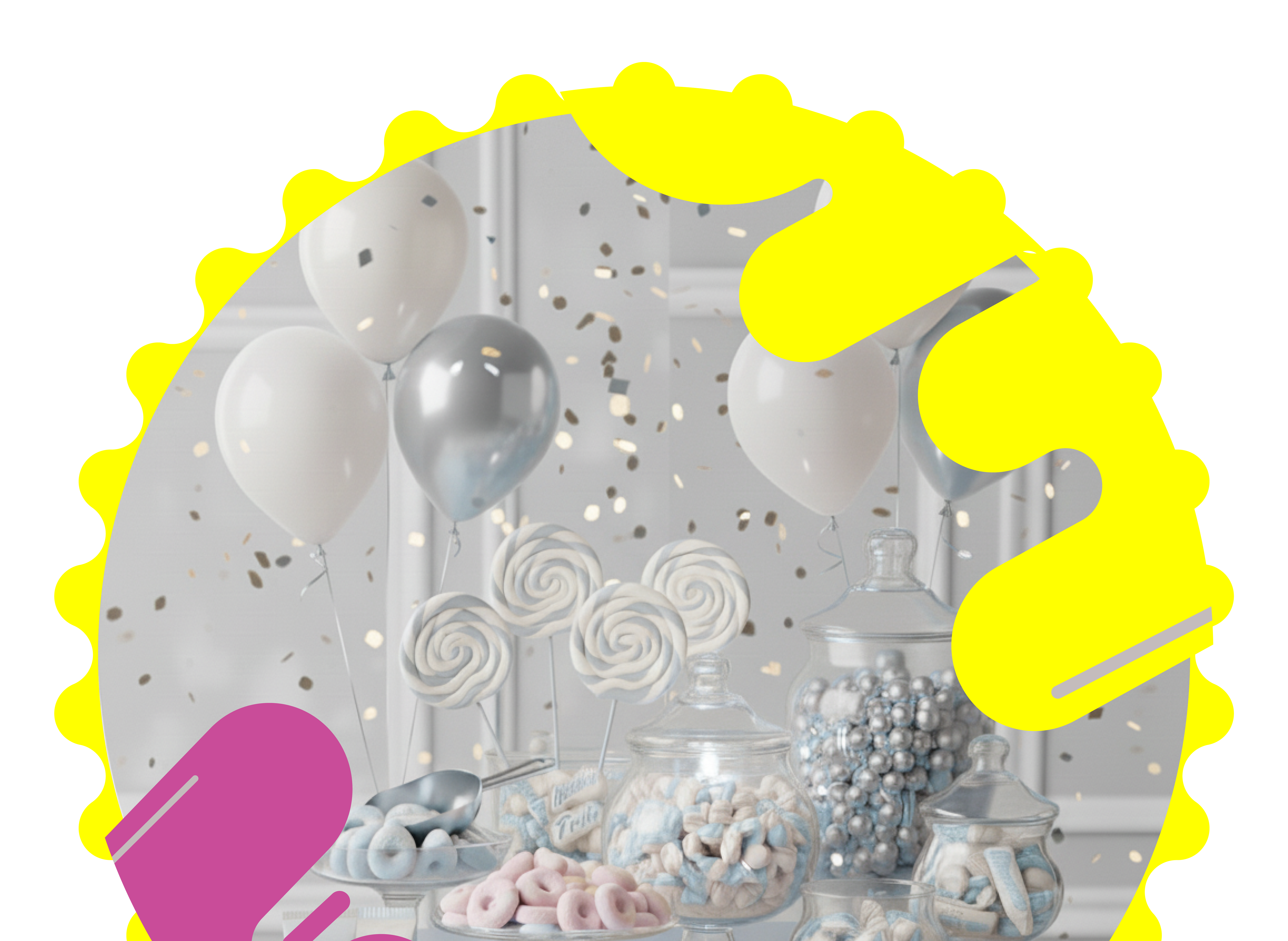 Silver Candy Buffet
