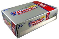 3 Musketeers Candy Bar King Size Each Bar 3.28 oz Quantity 24 Bars Per Box Sweet Browse at UsaCandyWholesale.Com