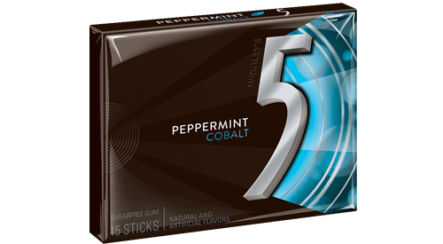 5 Gum Peppermint Flavor (10 Packs Per Box)
