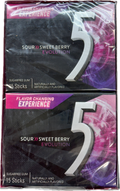 5 Gum Sour Sweet Berry (10 Packs Per Box)  at UsaCandyWholesale.Com