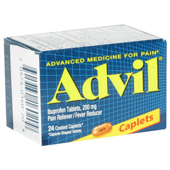 Advil Caplet 200 mg Quantity 24 Caplets Per Bottle Happy Browse at UsaCandyWholesale.Com