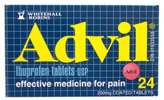 Advil Tablets 200 mg The Bottle Bring 24 Tablets Quantity 24 Tablets Per Bottle Happy Browse at UsaCandyWholesale.Com