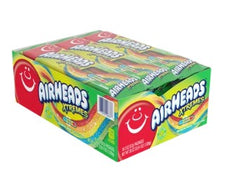 Airheads Xtreme Belts Rainbow Berry Flavor 2 oz Each Pack Quantity 18 Packs Per Box Sweet Browse at UsaCandyWholesale.Com