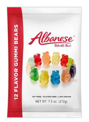 Albanese Gummy Bears 12 Flavor Peg Bag 7 oz Each Bags Quantity 3 Bags Sweet Browse at UsaCandyWholesale.Com