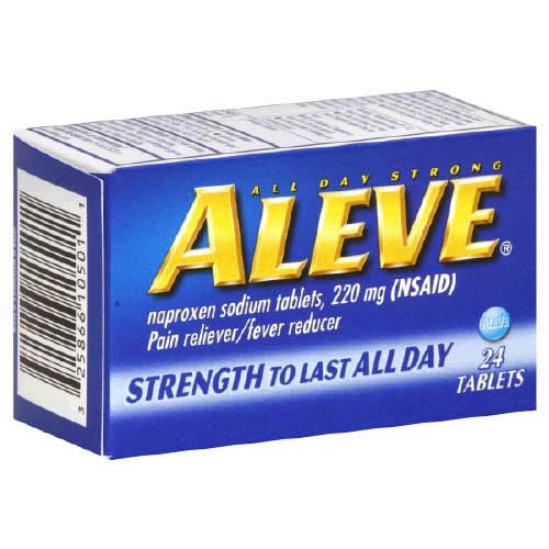 Aleve Tablets 24's Quantity 24 Tablets Per Bottle Happy Browse at UsaCandyWholesale.Com