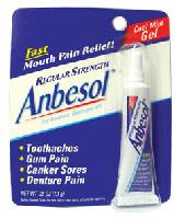 Anbesol Gel Tooth Pain Relief For Adult 1 Tube Quantity 1 Piece Happy Browse at UsaCandyWholesale.Com