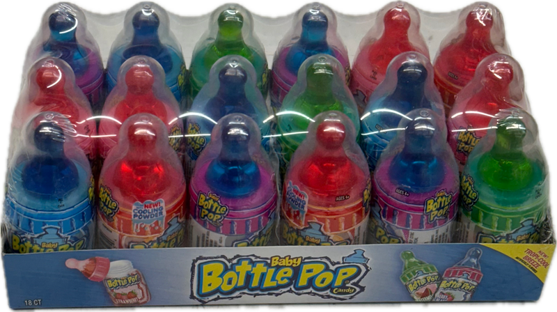 Baby Bottle Pops Assorted Flavors (18 Pieces Per Box)
