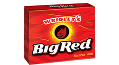 Big Red Bubble Gum Cinnamon Flavor Slim Pack By Wrigley's Quantity 15 Sticks Per Pack 10 Packs Per Box Sweet Browse at UsaCandyWholesale.Com